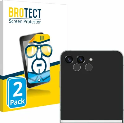 Produktbild von 2x Für Samsung Galaxy Z Flip 5 (NUR Kameraschutz) Schutzfolie BROTECT Displayschutz Display Schutz Folie Klar Transparent