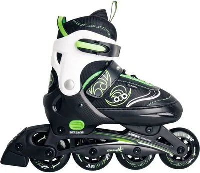 Produktbild von Muuwmi Sport Kinderinliner verstellbar, Gr. 33-36, grün Inline Skates Inliner jubi