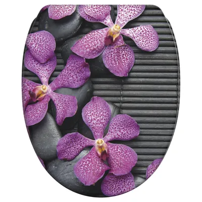 Produktbild von SANILO® WC-Sitz mit Absenkautomatik und Schnellverschluss Vanda, Toilettendeckel direkt vom Hersteller, Klodeckel, Klobrille, WC Deckel, WC Brille