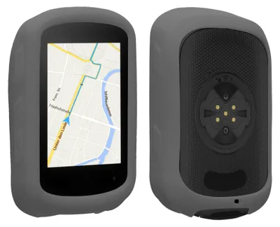 Produktbild von kwmobile Hülle kompatibel mit Garmin Edge 840 / Edge 540 - Silikon GPS Fahrrad Case Schutzhülle - in Grau