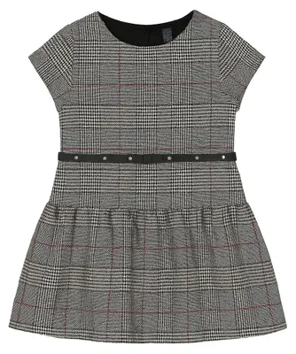 Image de Robe pour filles - Élégante, en tulle rouge, avec volants, manches courtes, pour les enfants de 3 à 9 ans