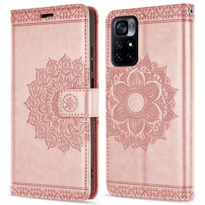 Produktbild von Hülle für Xiaomi Redmi Note 11s 5G / Poco M4 Pro 5G Handyhülle Handy Tasche Etui Rosegold