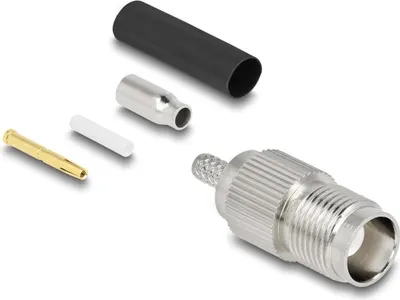 Zdjęcie produktu dla DELOCK TNC Buchse zum Crimpen RG-174 / RG-316