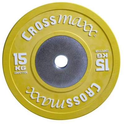 Produktbild von Lifemaxx Crossmaxx Competition Bumper Plate 15 kg GELB