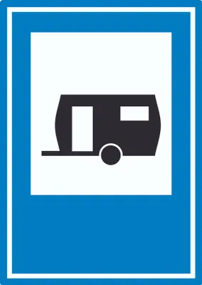 Produktbild von Wohnwagen Aufkleber A8 (52x74mm)