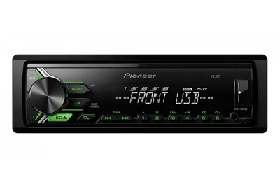 Produktbild von Pioneer MVH-190UBG, Schwarz, 1 DIN, Android 4.1, Android 4.2, Android 4.3, Android 4.4, Android 5.0, Android 5.1, Drehregler, EON, PTY, TA, FLAC, MP3, WAV, WMA