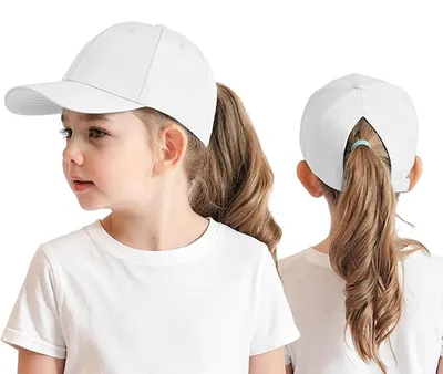 Productafbeelding van Kinderen Ponytail Zonnehoed met UV Bescherming