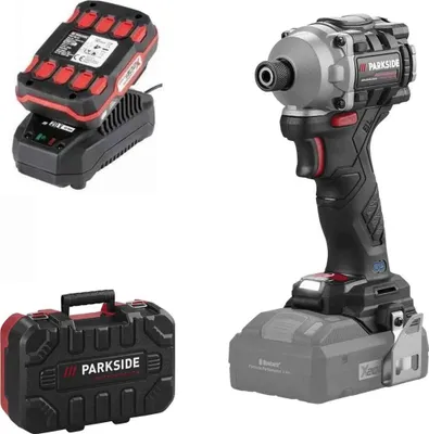 Produktbild von PARKSIDE Performance Drehschlagschrauber 1/4" PDSSAP 20V, ohne Akku /,Ladegerät