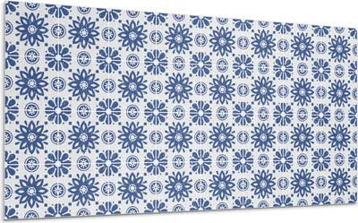 Produktbild von Blumenmuster Auf Dem Hintergrund – Selbstklebende Fliesen – Wandverkleidung – Wandpaneel – PVC Fliesen – Vinylflisen – PCV Flisen – Selbstklebend – Wanddeko –100 x 50 cm