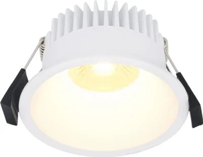 Produktbild von hoftronic LED Einbaustrahler 10W 900lm 2700K IP44 Weiß rund dimmbar