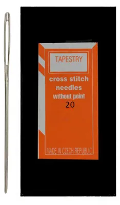 25 Sticknadeln ohne Spitze 20