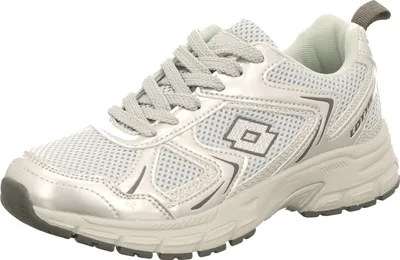 Productafbeelding van Lotto KITAURA Unisex Lage Sneakers, model 2400010U, kleur 8014 (zilver), schoenmaat: 37 EU