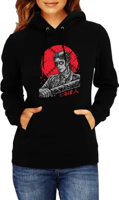 Produktbild von Damen Kapuzenpullover Japan Anime Manga Jujutsu Anime Manga Kaisen Kaisen Kento Nanami Kento Nanami, Lady S / Schwarz