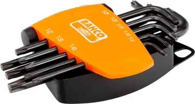 Produktbild von Bahco TX Winkelschraubendreher-Satz, phosphatiert - 8-tlg.