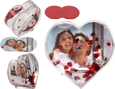 Image de Cœur photo avec cœurs flottants pour votre propre photo