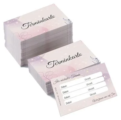 Zdjęcie produktu dla Kartka terminowa fioletowa papier do nadruku 200 sztuk 85X55MM