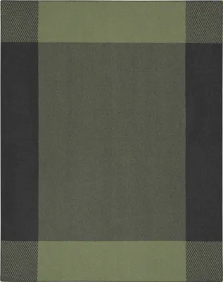 Produktbild von Biederlack Plaid mit Zierstich Frame Farbe Green Größe 150 x 200