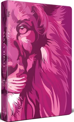 Produktbild von Biblia Rvr 1960 Letra Grande Tamaño Manual, TD Leã3n de Judà Rosada (Ediciã3n Cantos Pintados) / Spanish Bible Rvr 1960 Handy Size Large Print Hc Lion of Juda