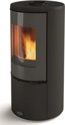 Immagine prodotto di Stufa a legna in ghisa nera da 8kw Godin 400220NOIR
