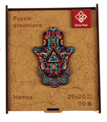 Immagine prodotto di Puzzle drewniane A4 Hamsa 90 elementów
