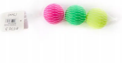 Produktbild von Beachball Bälle 3er Set Ersatzbälle Strandtennis Gummibälle 4cm Spielzeug Strand