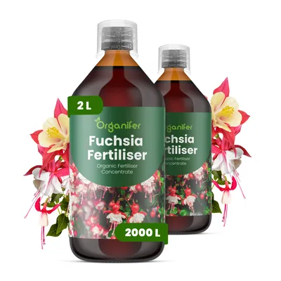 Obrázek produktu pro Fuchsia Tekuté Hnojivo 2x1 L – 2-1-8 NPK – Pro Fuchsie – Podporuje Kontinuálne Kvetení & Vitalitu – Organifer