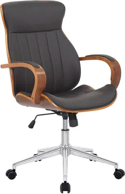 Produktbild von Bürostuhl Melilla Kunstleder walnuss/braun