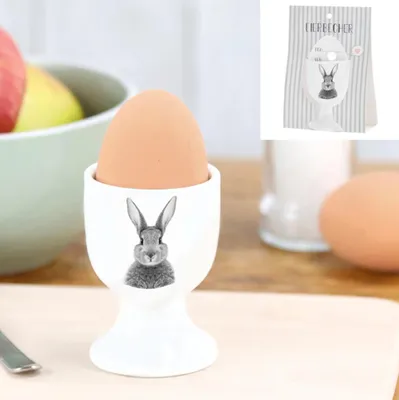 Zdjęcie produktu dla Podstawka na jajko BUNNEY biała