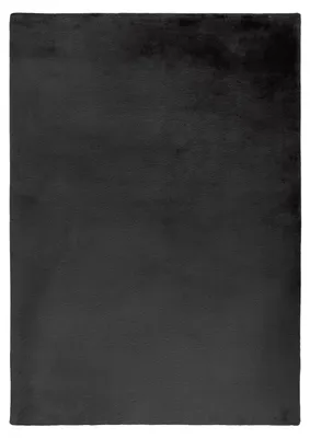 Produktbild von Padiro Kuscheliger Hochflor-Shaggy-Teppich 160 x 230 cm - Dunkelgrau - modernes Uni-Design - für Fußbodenheizung - aus Polyester