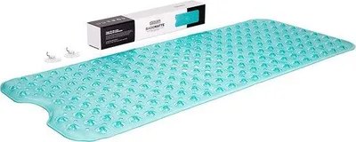 Produktbild von Famanu Badmatte mit Saugnäpfen – Antirutschmatte für Bad oder Dusche