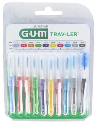 Productafbeelding van Gum Trav-ler ragers multipack (9 stuks)