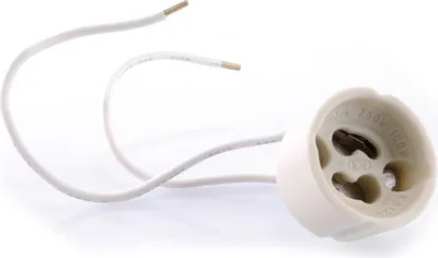 Produktbild von Deko-Light 100202 Ersatzteil Fassung GU10 mit 15 cm Kabel , Weiß