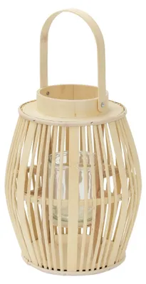 Productafbeelding van Solidchoice - Grote Bamboe Lantaarn H 44 cm voor Binnen en Buiten