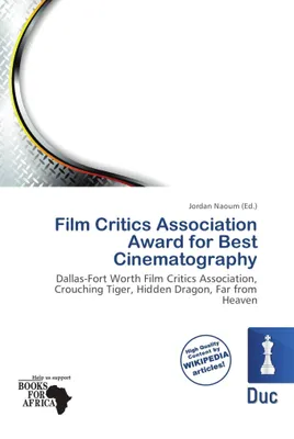 Produktbild von Preis der Filmkritikervereinigung für die beste Kameraführung