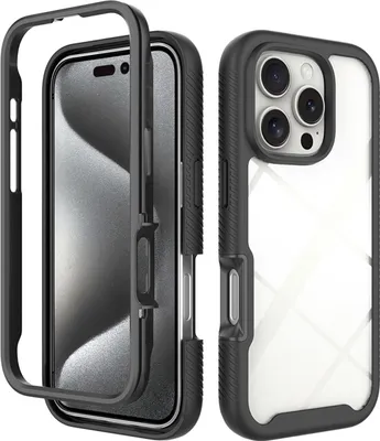 Image de imoshion Coque de protection intégrale à 360° pour l'Apple iPhone 16 Pro - Zwart