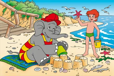 Produktbild von Am Strand, 20 Teile Benjamin Blümchen