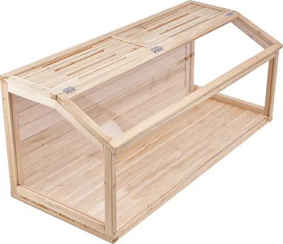 Produktbild von SucceBuy Hamsterkäfig aus Holz, 122 cm Lebensraum für Mäuse, Nagetiere, Kleintiere