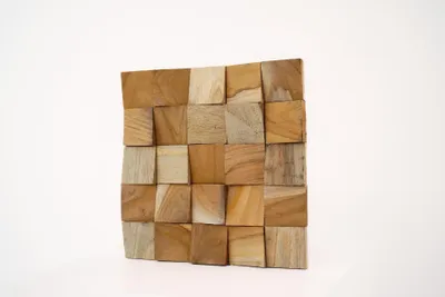 Productafbeelding van Teakea - Teak plakhout | Rocker | Houtpaneel 30x30x2