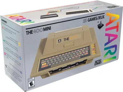 Zdjęcie produktu dla Atari 400 Mini, Atari, Beżowy, Czarny, Pomarańczowy, 256 MB, Allwinner Technology, Allwinner H3, Wewnętrzna