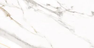Zdjęcie produktu dla Płytki gresowe Fiorino Gold 60x120 cm polerowane rektyfikowane marmur biało-złoty Gat. 1