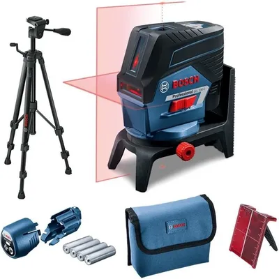 Obrázok produktu pre Bosch GCL 2-50 C, 20 m, 0,3 mm/m, 4°, 50 m, Červená, 650 nm (<1 mW)