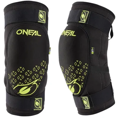 Imagen del producto de Protectores para rodillas Oneal Dirt V.23, color negro/amarillo, talla S