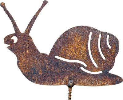 Produktbild von Gartenstecker Edelrost Schnecke klein