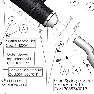 Image de Tuyau d'échappement LeoVince pièce de rechange tuyau de raccordement pour Kawasaki Ninja Z 650