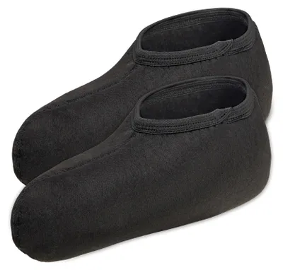 Image de Chaussettes pour bottes d'enfant Ladeheid, chaussons intérieurs, chaussettes chaudes pour bottes de pluie LA40-251 (noir, 28/29 EU)