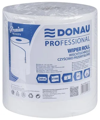 Produktbild von DONAU PROFESSIONAL Industrie Papierwischtücher, aus Zellstoff, 2-lagiger, 1080 B