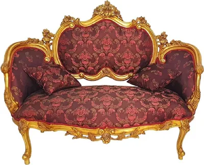 Produktbild von Casa Padrino Barock Sofa Lila / Rosa / Gold - Prunkvolles Wohnzimmer Sofa im Barockstil - Wohnzimmer Möbel im Barockstil - Barock Möbel - Barock Einrichtung