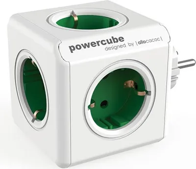 Produktbild von Allocacoc PowerCube original, Grün, Grau, 220 - 240 V