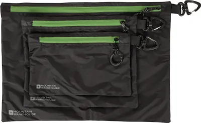 Produktbild von Mountain Warehouse - Cestovní balíček, plochý - 3 balení MW3586 (jedna velikost) (černý)