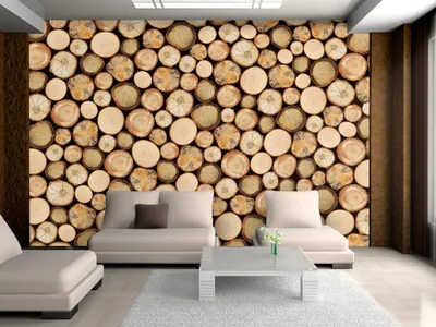 Produktbild von Vlies Fototapete 400x280 cm Tapeten Wandtapete XXL Holz Baum braun f-A-0059-a-c